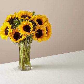 Sunflowers in vase